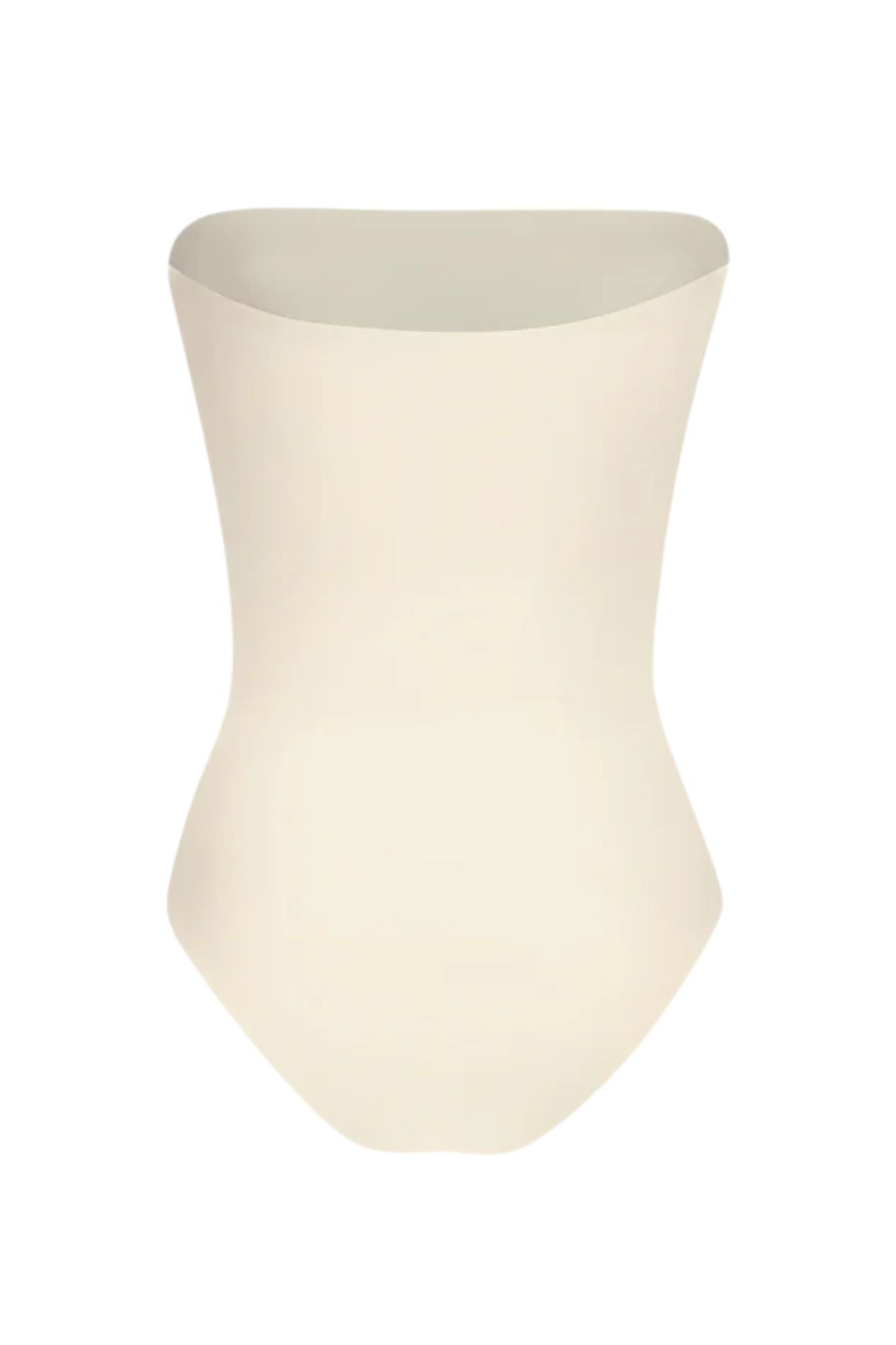 Johanna Ortiz Ecru Palm Texture Onepiece - Vermillion