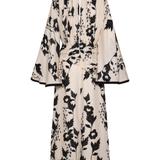 Johanna Ortiz Ecru/Black Pintando En Henna Ankle Dress - Vermillion