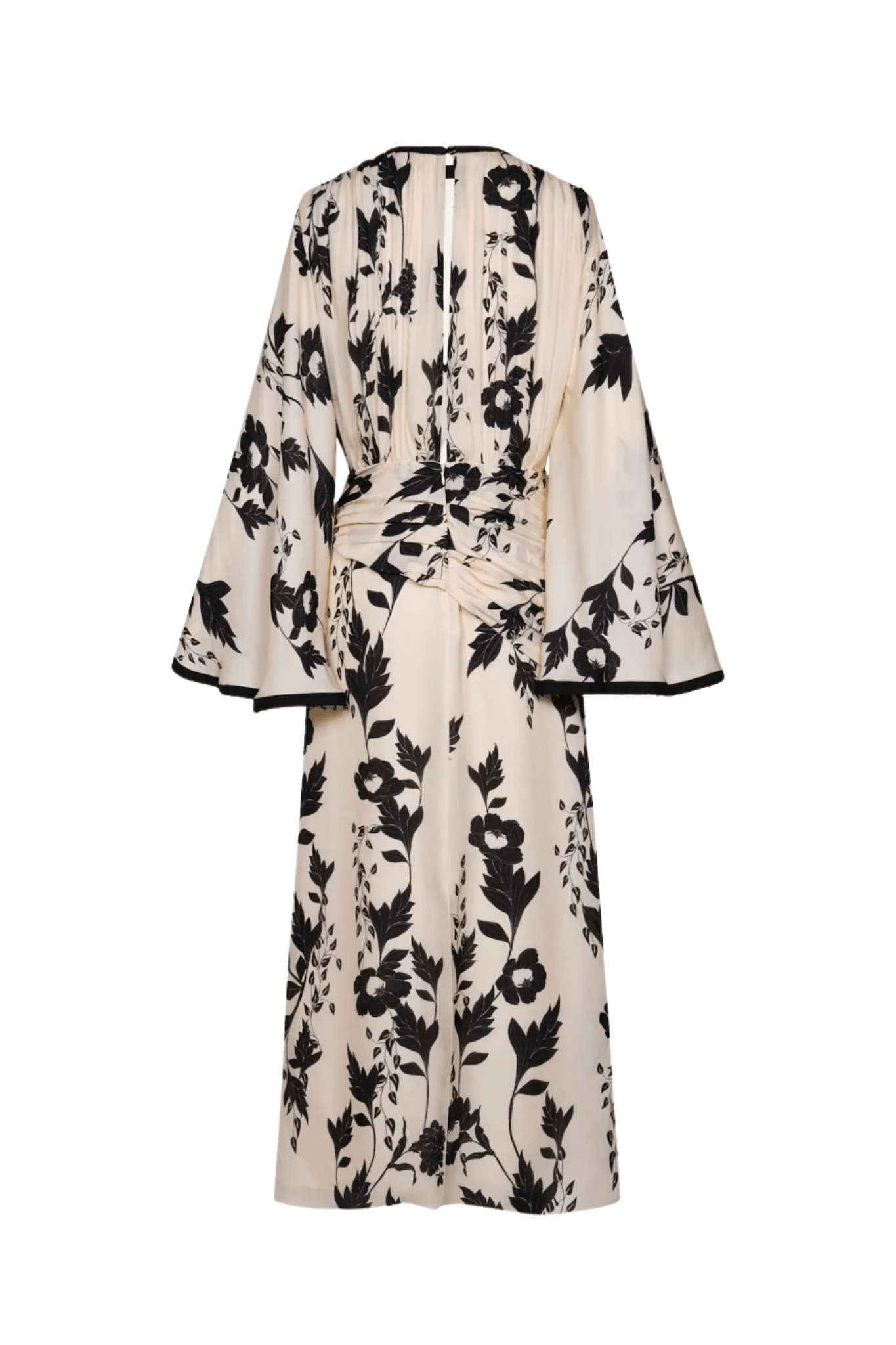 Johanna Ortiz Ecru/Black Pintando En Henna Ankle Dress - Vermillion