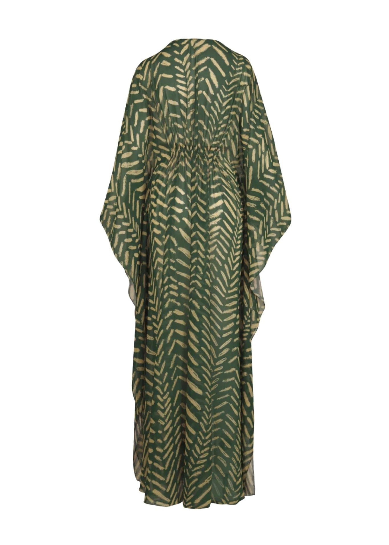 Johanna Ortiz Green/lime Secret Garden Maxi Dress - Vermillion