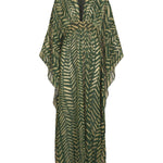 Johanna Ortiz Green/lime Secret Garden Maxi Dress - Vermillion