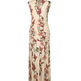 Johanna Ortiz Hibiscus Compass Ankle Dress - Vermillion