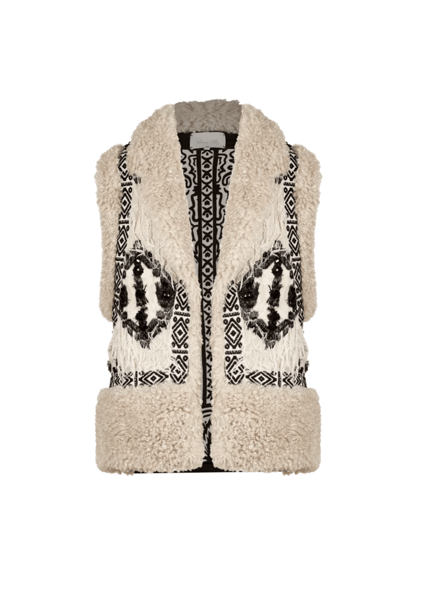 Johanna Ortiz Jacquard Salty Air Vest - Vermillion