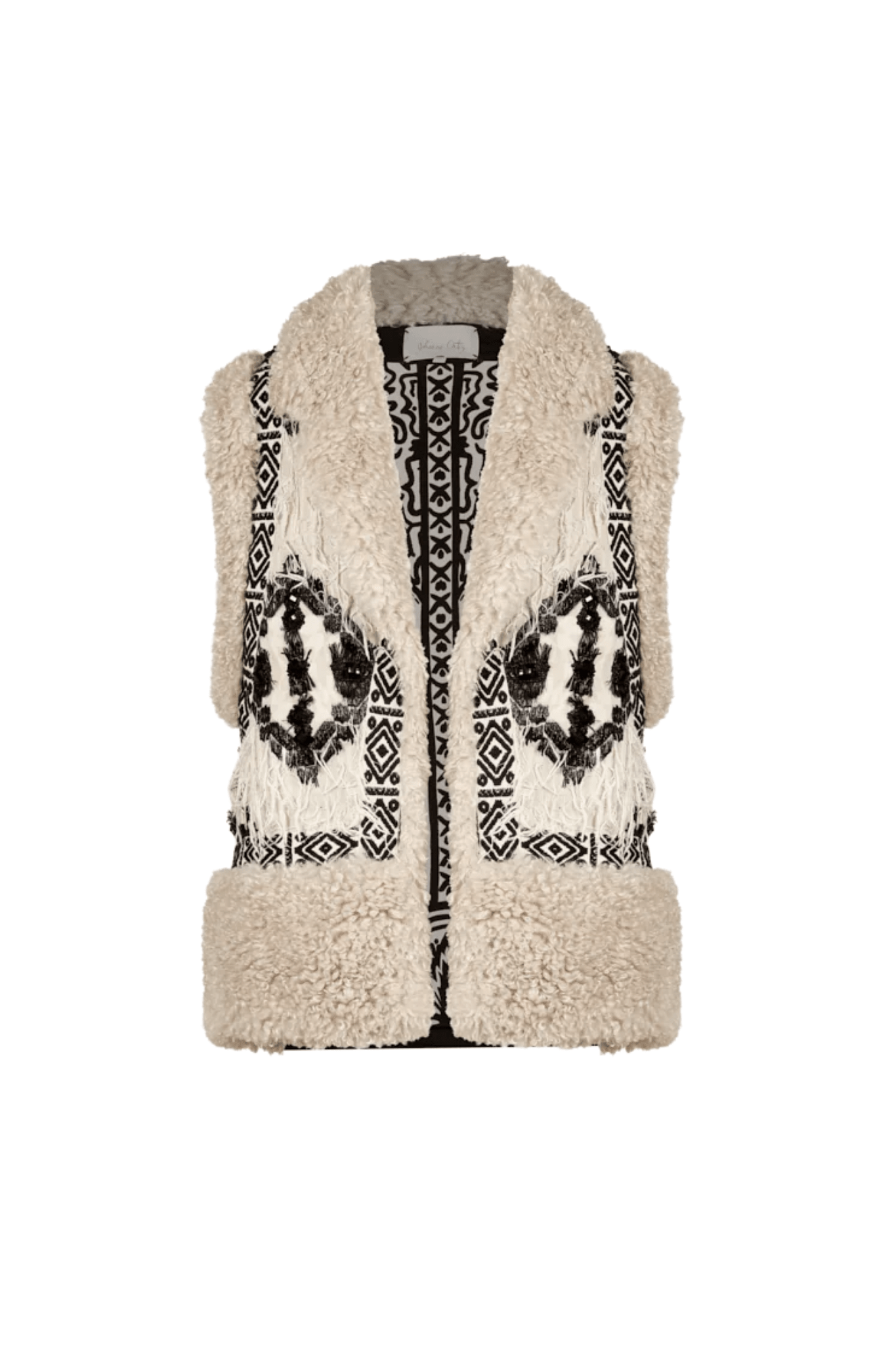 Johanna Ortiz Jacquard Salty Air Vest - Vermillion