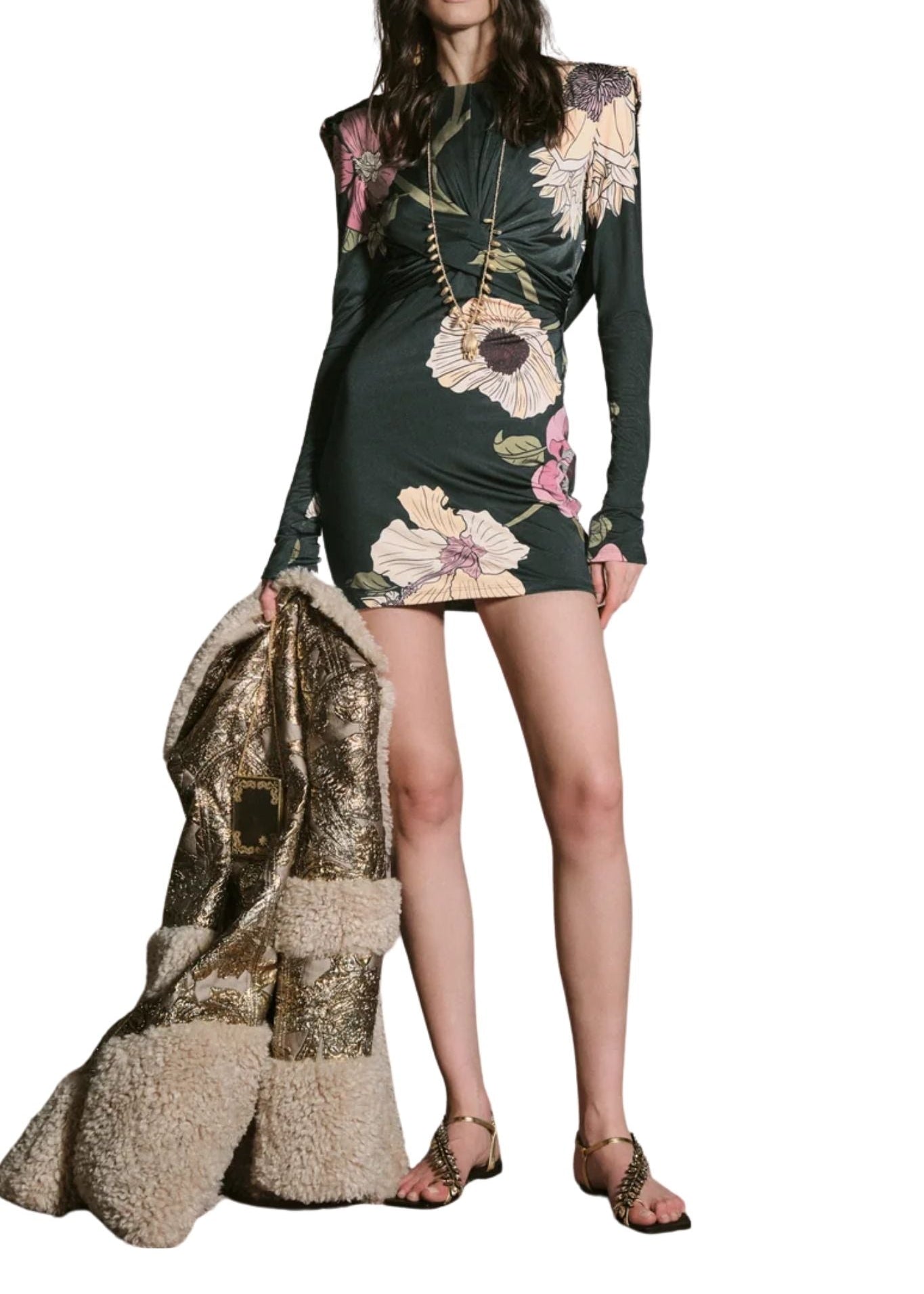Johanna Ortiz Playful Grace Mini Dress - Vermillion