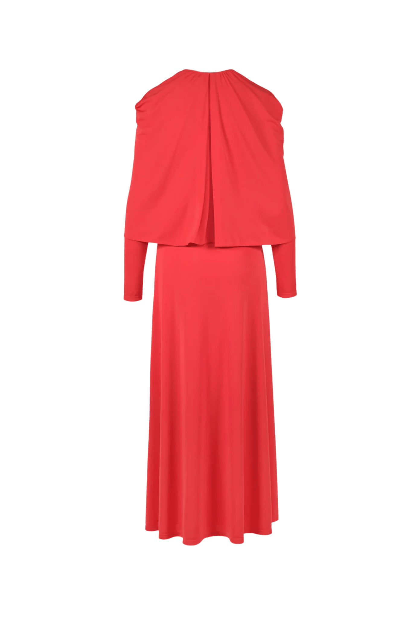 Johanna Ortiz Red Silent Solstice Ankle Dress - Vermillion