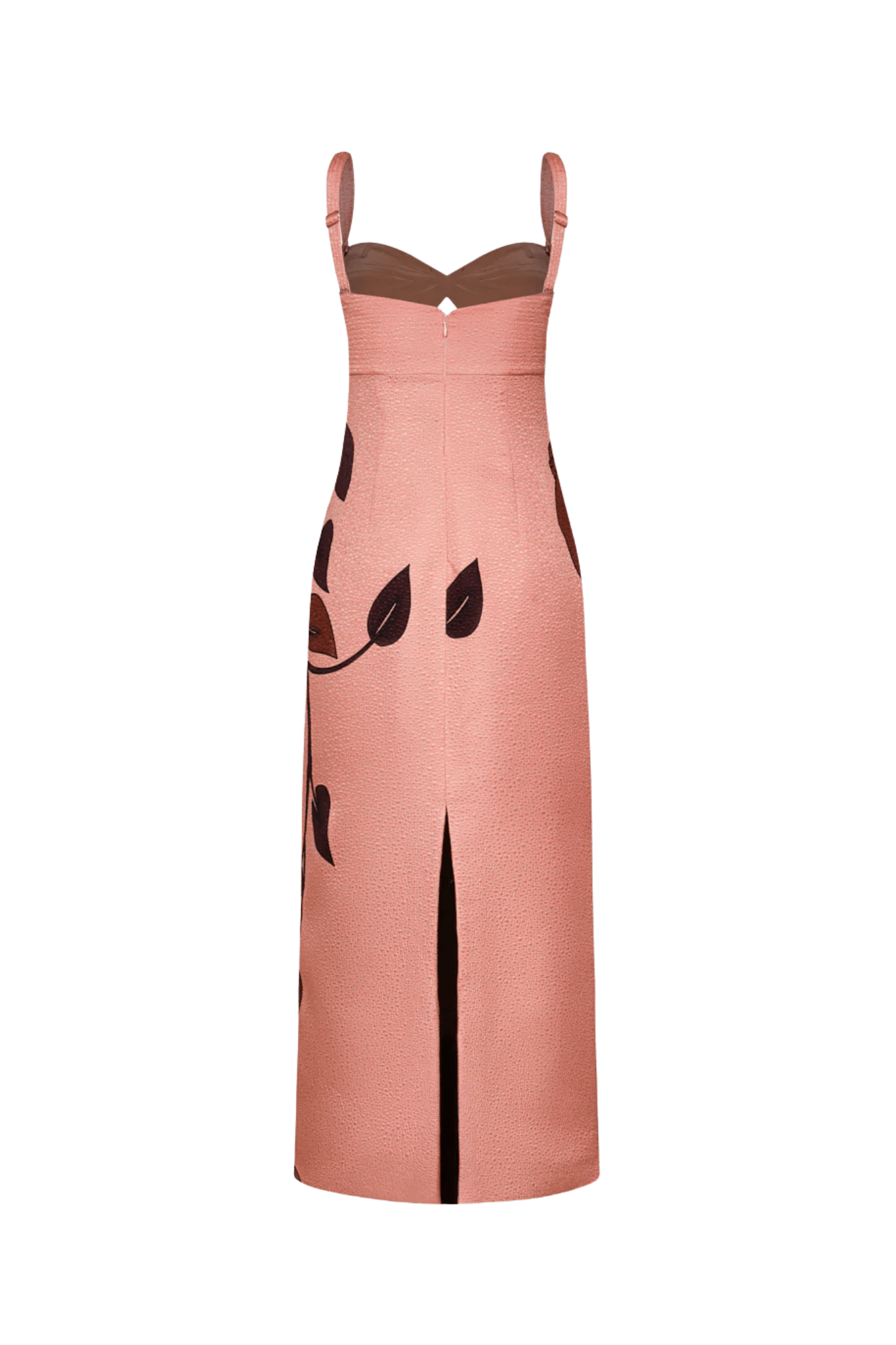 Johanna Ortiz Rose Powerful Stitches Ankle Dress - Vermillion