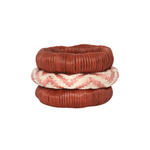 Johanna Ortiz Wine / Old Pink Nomad Queen Bangles - Vermillion