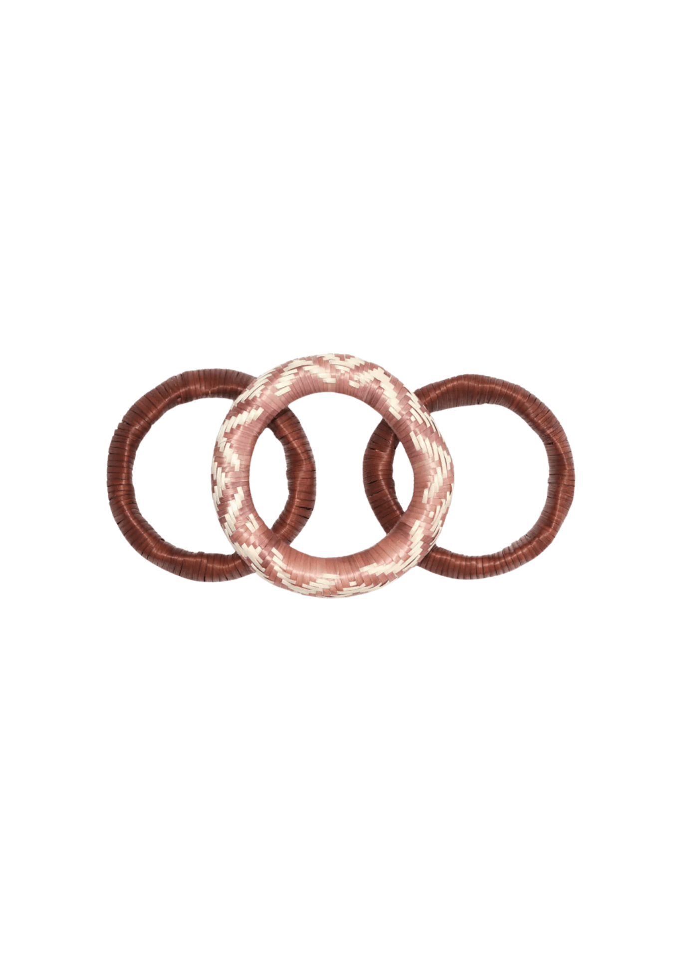 Johanna Ortiz Wine / Old Pink Nomad Queen Bangles - Vermillion
