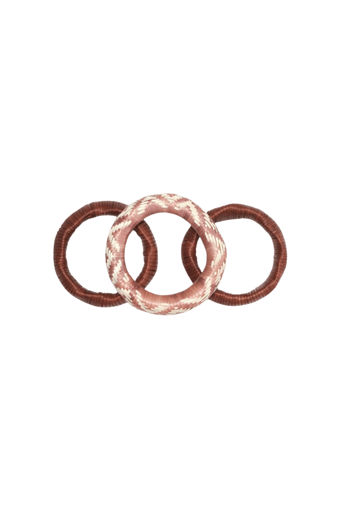 Johanna Ortiz Wine / Old Pink Nomad Queen Bangles - Vermillion