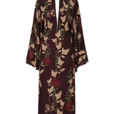 Johanna Ortiz Wine Parajes Lejanos Ankle Dress - Vermillion