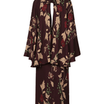 Johanna Ortiz Wine Parajes Lejanos Ankle Dress - Vermillion