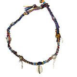 Joie DiGiovanni Royal Blue Sapphire Cowrie Shell Rocker Choker - Vermillion