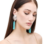 Julietta Aria Earrings - Vermillion