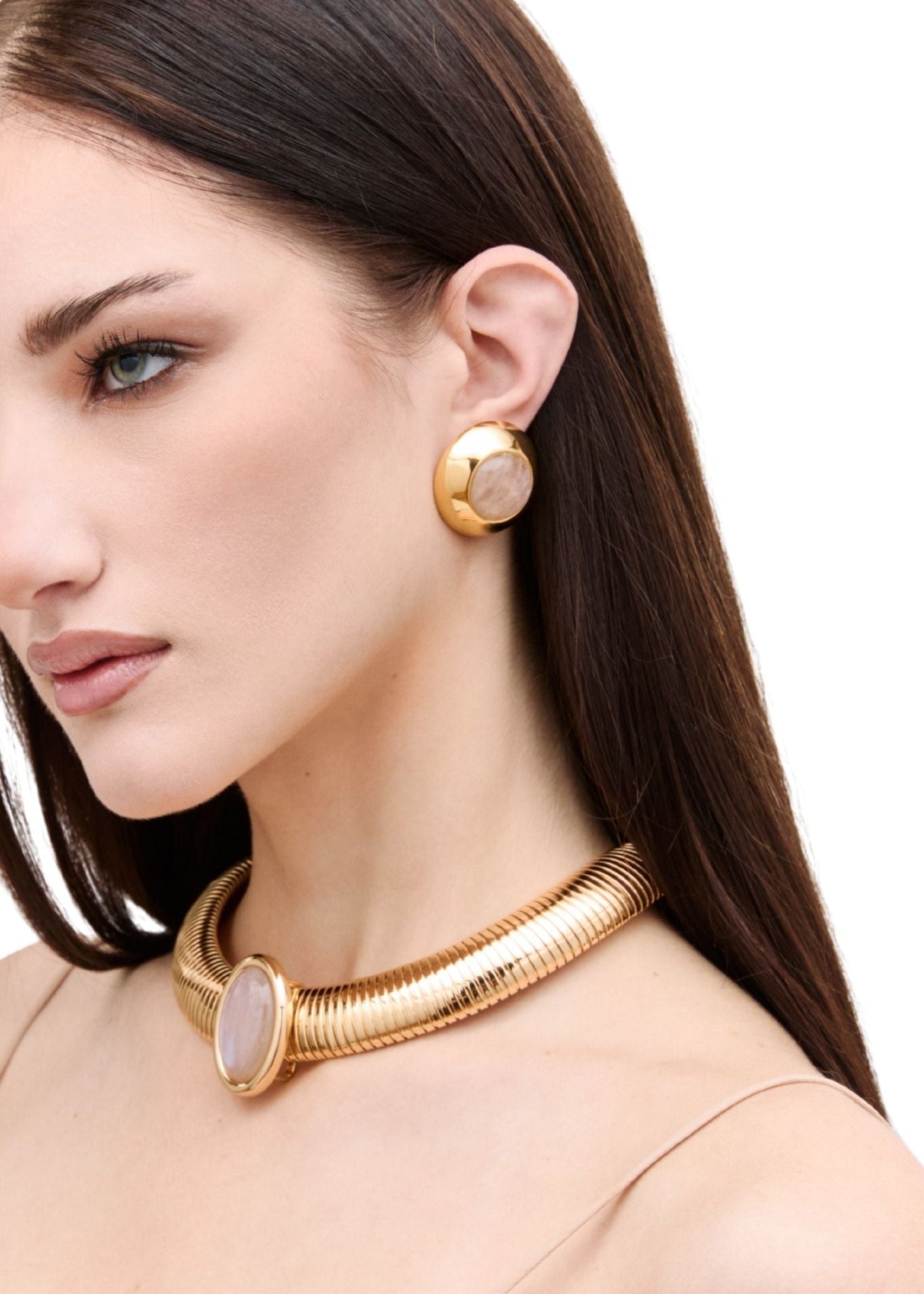 Julietta Bombe Earrings - Vermillion