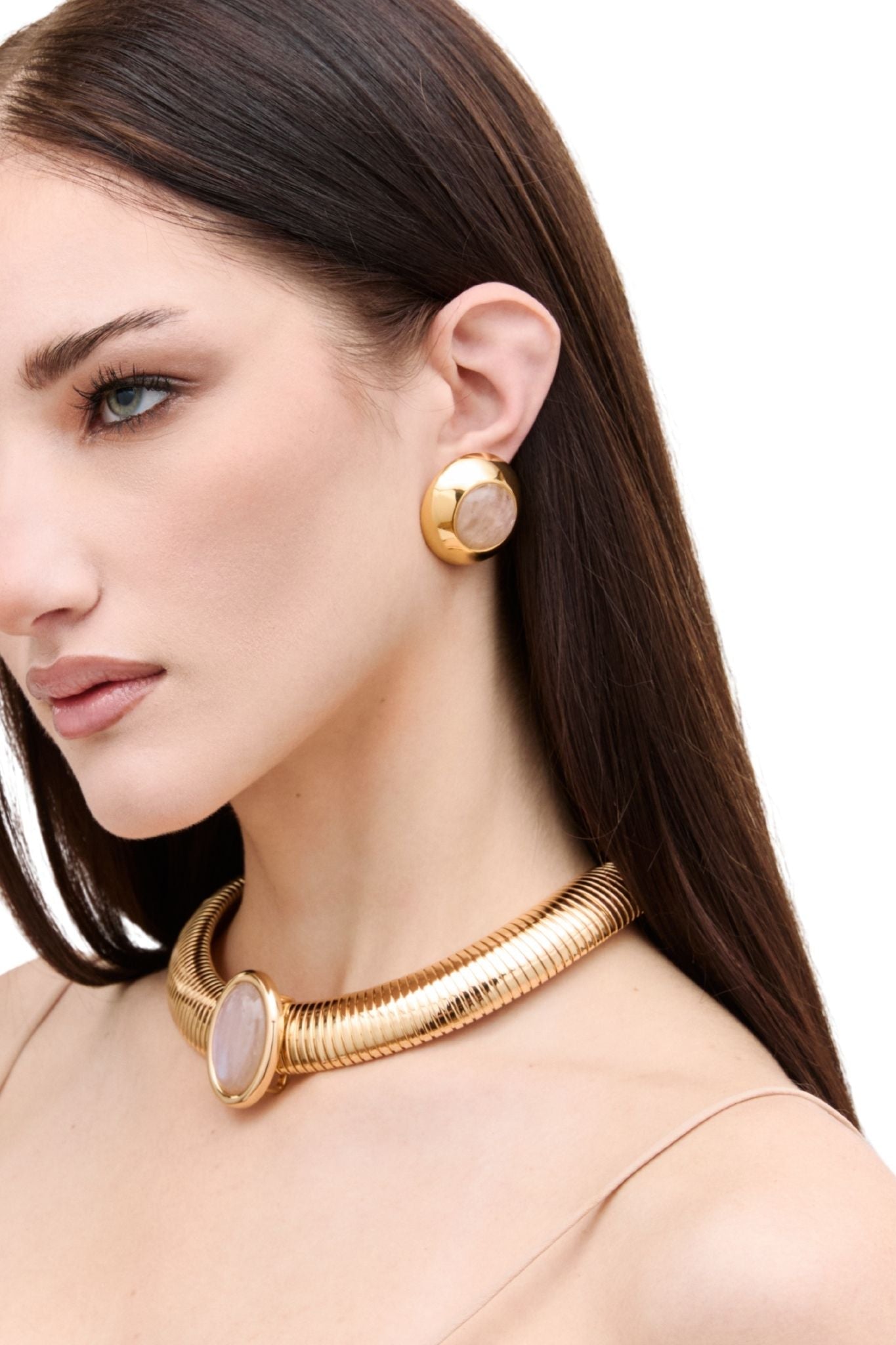 Julietta Bombe Earrings - Vermillion