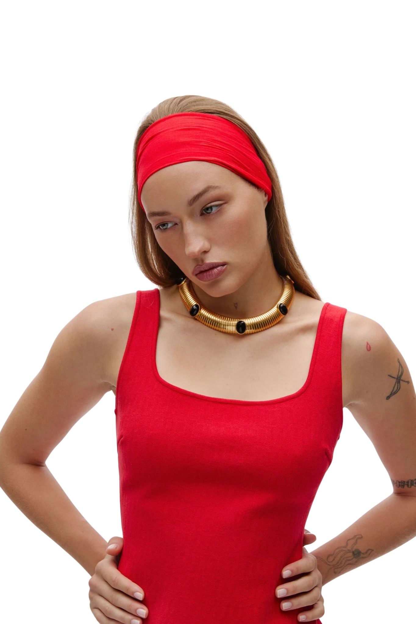 Julietta Celeste Necklace - Vermillion