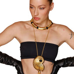 Julietta Celeste Necklace - Vermillion