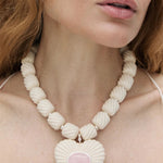 Julietta Lira Necklace - Vermillion