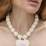 Julietta Lira Necklace - Vermillion