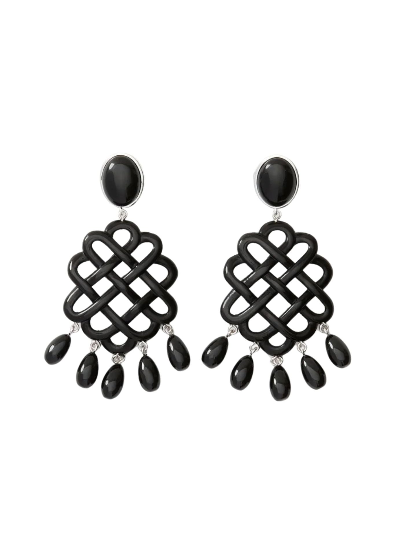Julietta Melina Earrings - Vermillion