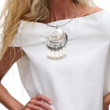 Julietta Nacre Necklace - Vermillion