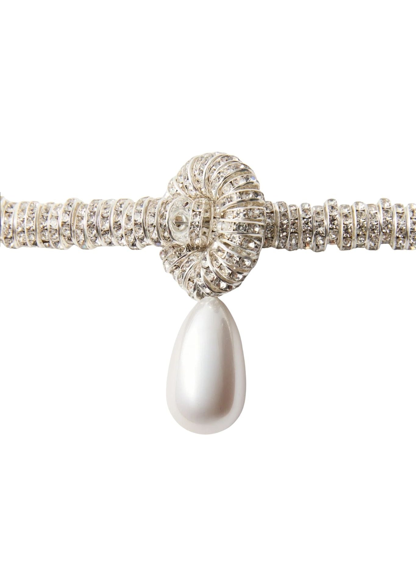 Julietta Pearl Drop Necklace - Vermillion