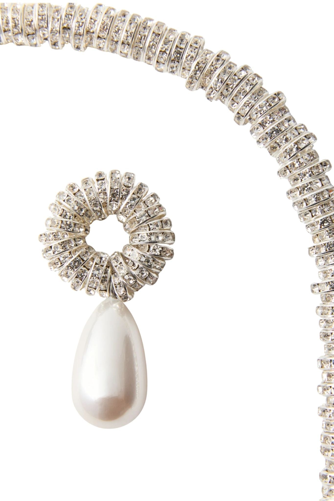 Julietta Pearl Drop Necklace - Vermillion