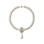 Julietta Pearl Drop Necklace - Vermillion