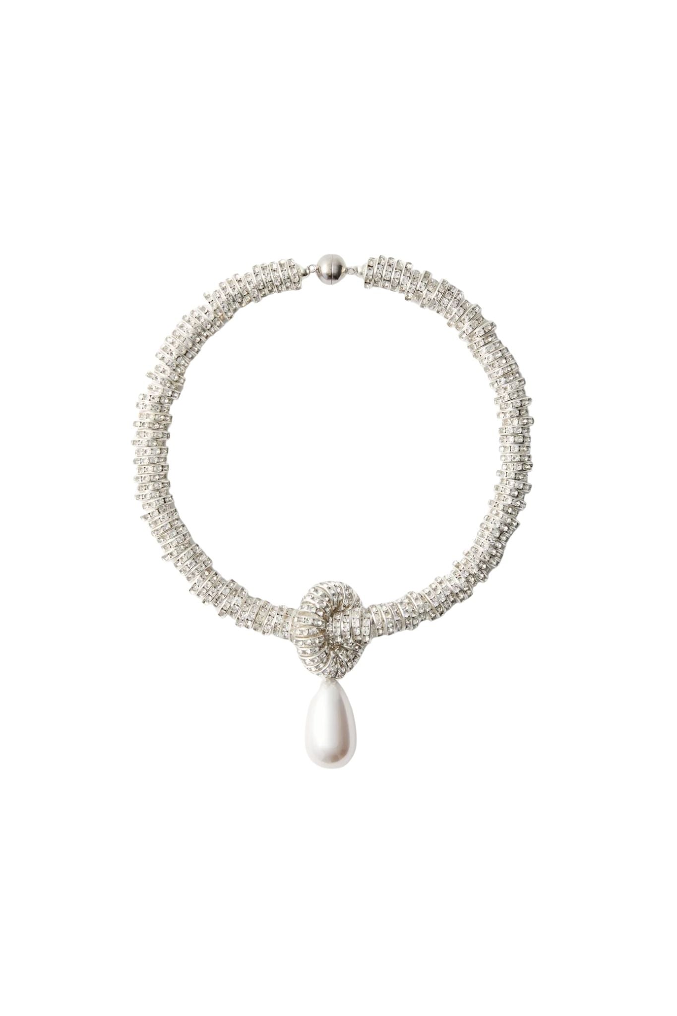 Julietta Pearl Drop Necklace - Vermillion