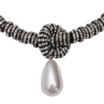 Julietta Pearl Drop Necklace - Vermillion