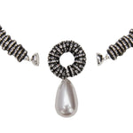 Julietta Pearl Drop Necklace - Vermillion