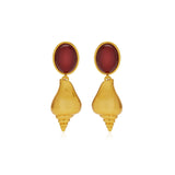 Julietta Ponza Earrings - Vermillion