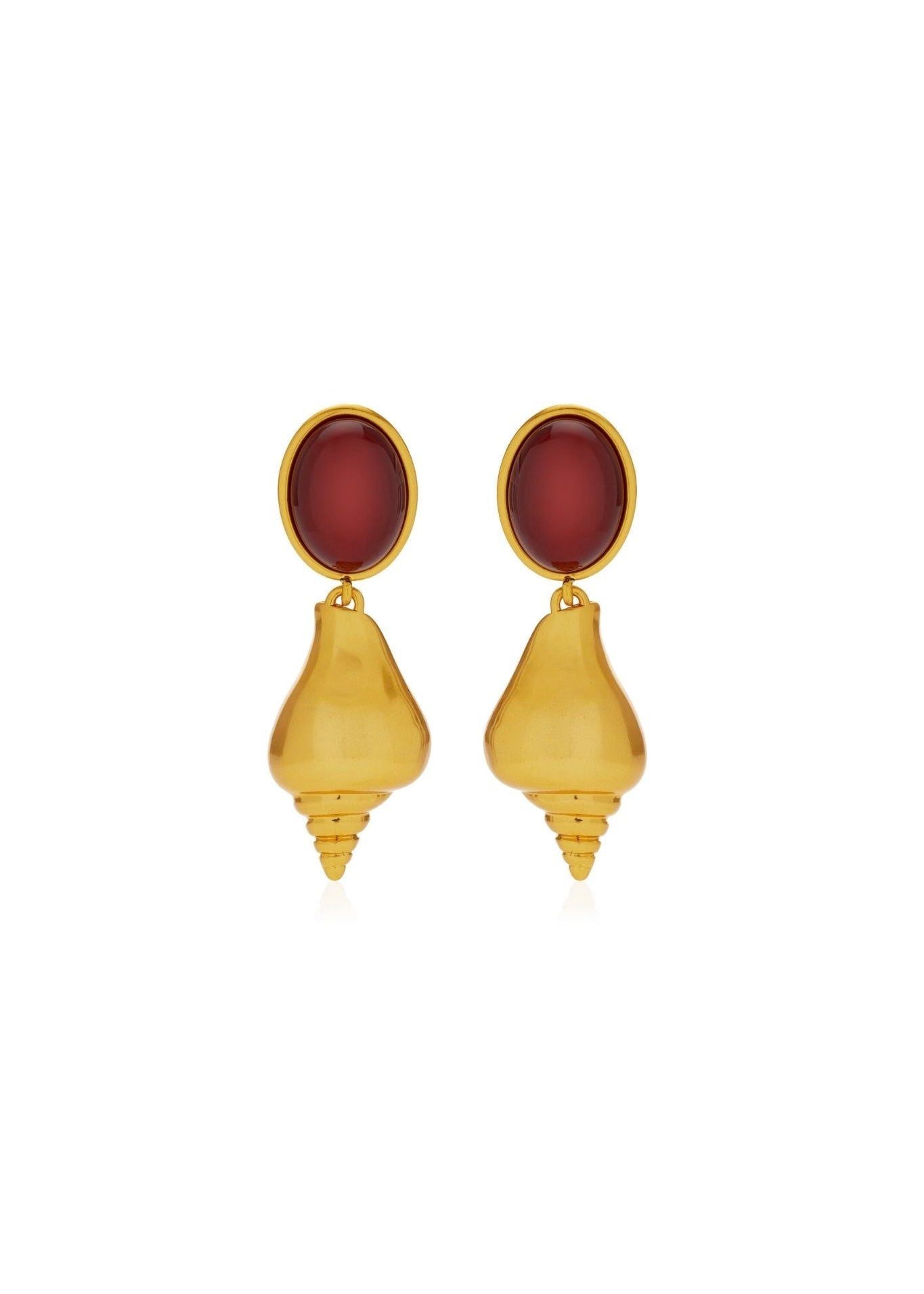 Julietta Ponza Earrings - Vermillion