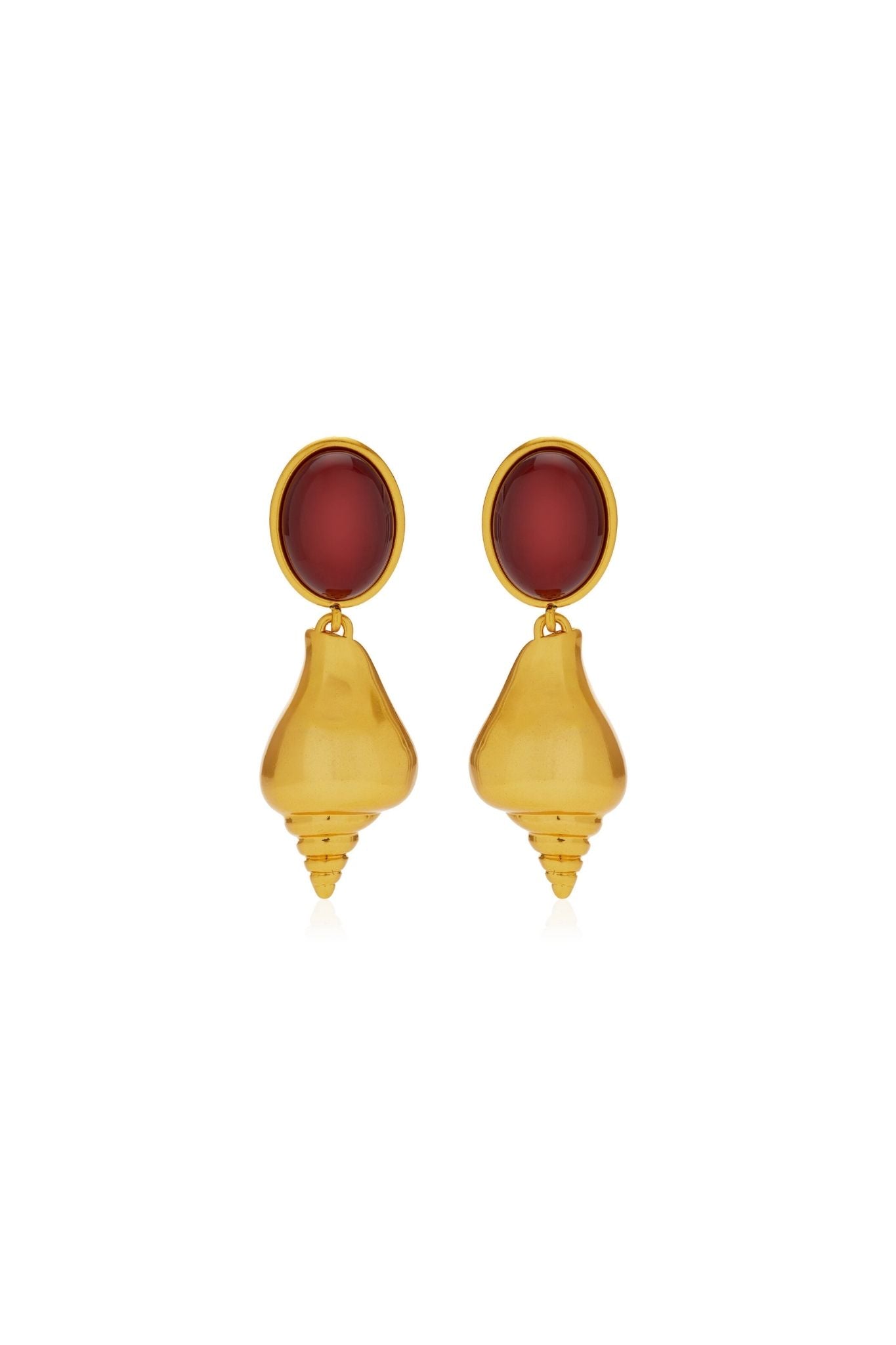 Julietta Ponza Earrings - Vermillion