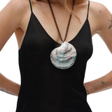 Julietta Shell Necklace - Vermillion