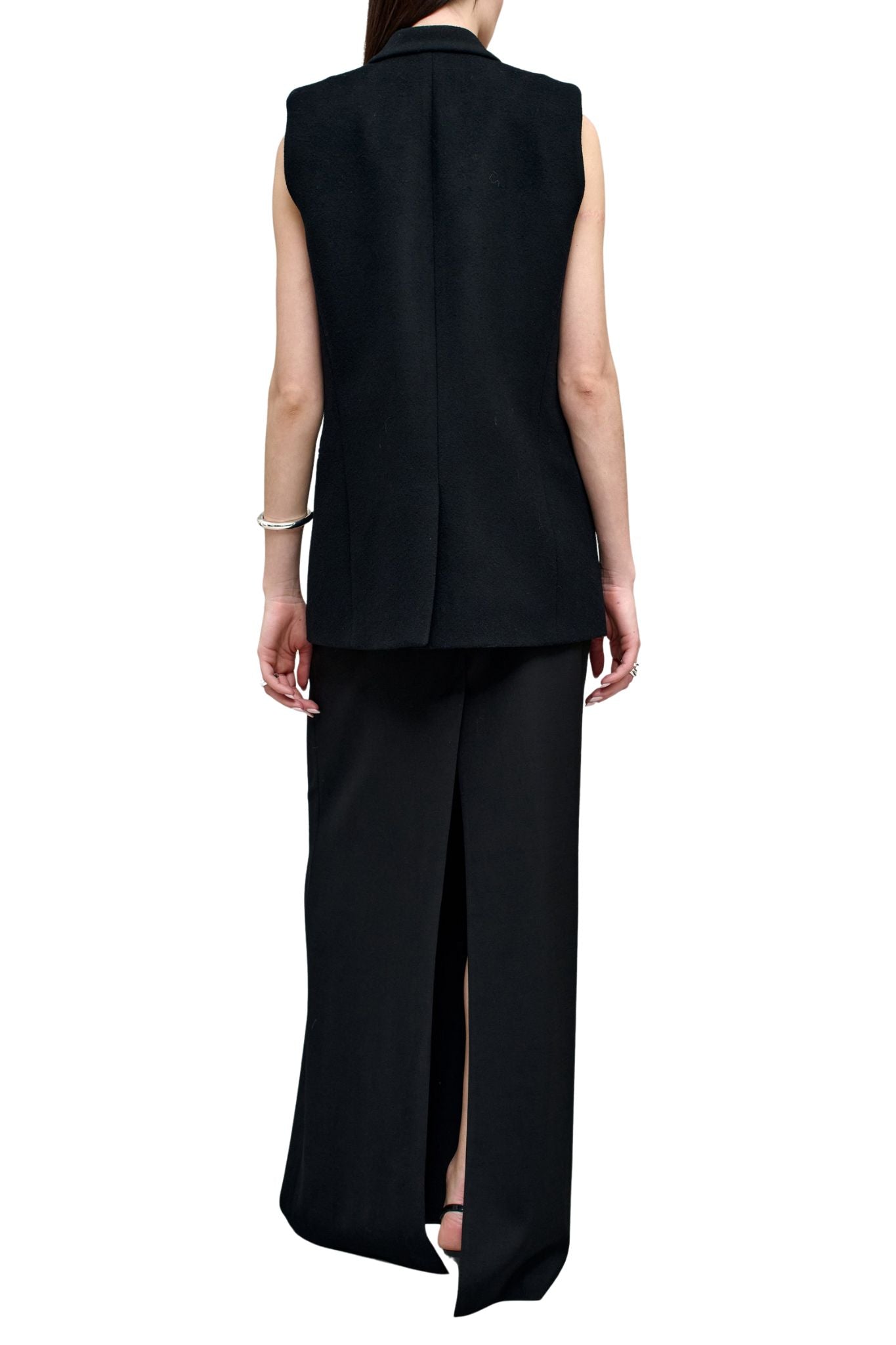 Kallmeyer Deon Sleeveless Blazer - Vermillion