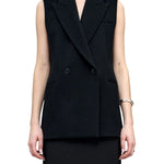 Kallmeyer Deon Sleeveless Blazer - Vermillion