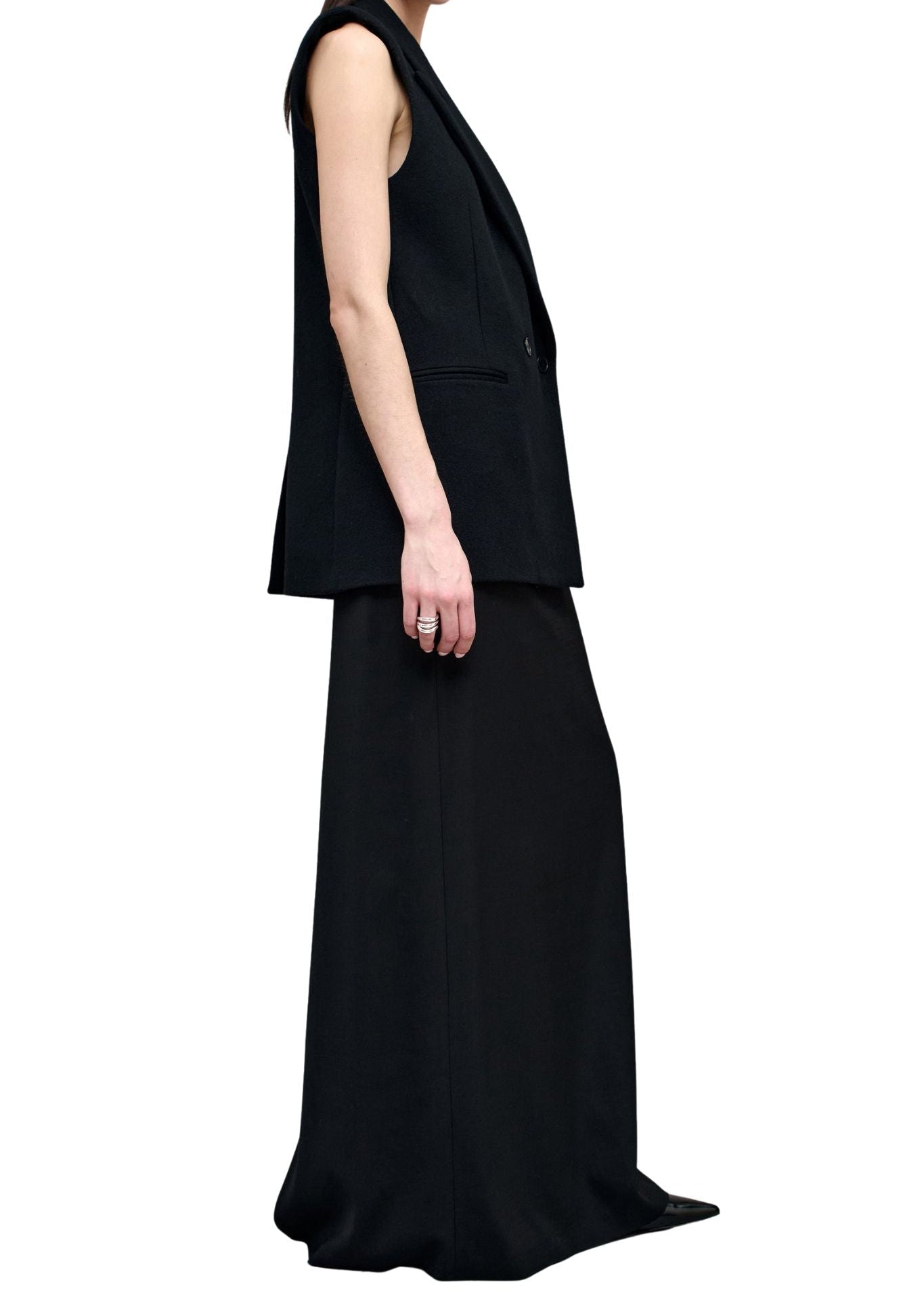 Kallmeyer Deon Sleeveless Blazer - Vermillion