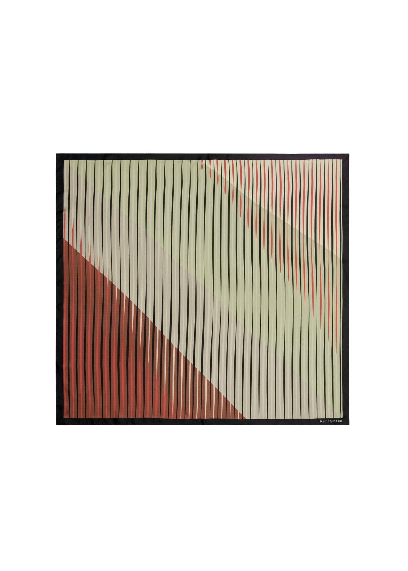 Kallmeyer Fluted Scarf Large - Vermillion