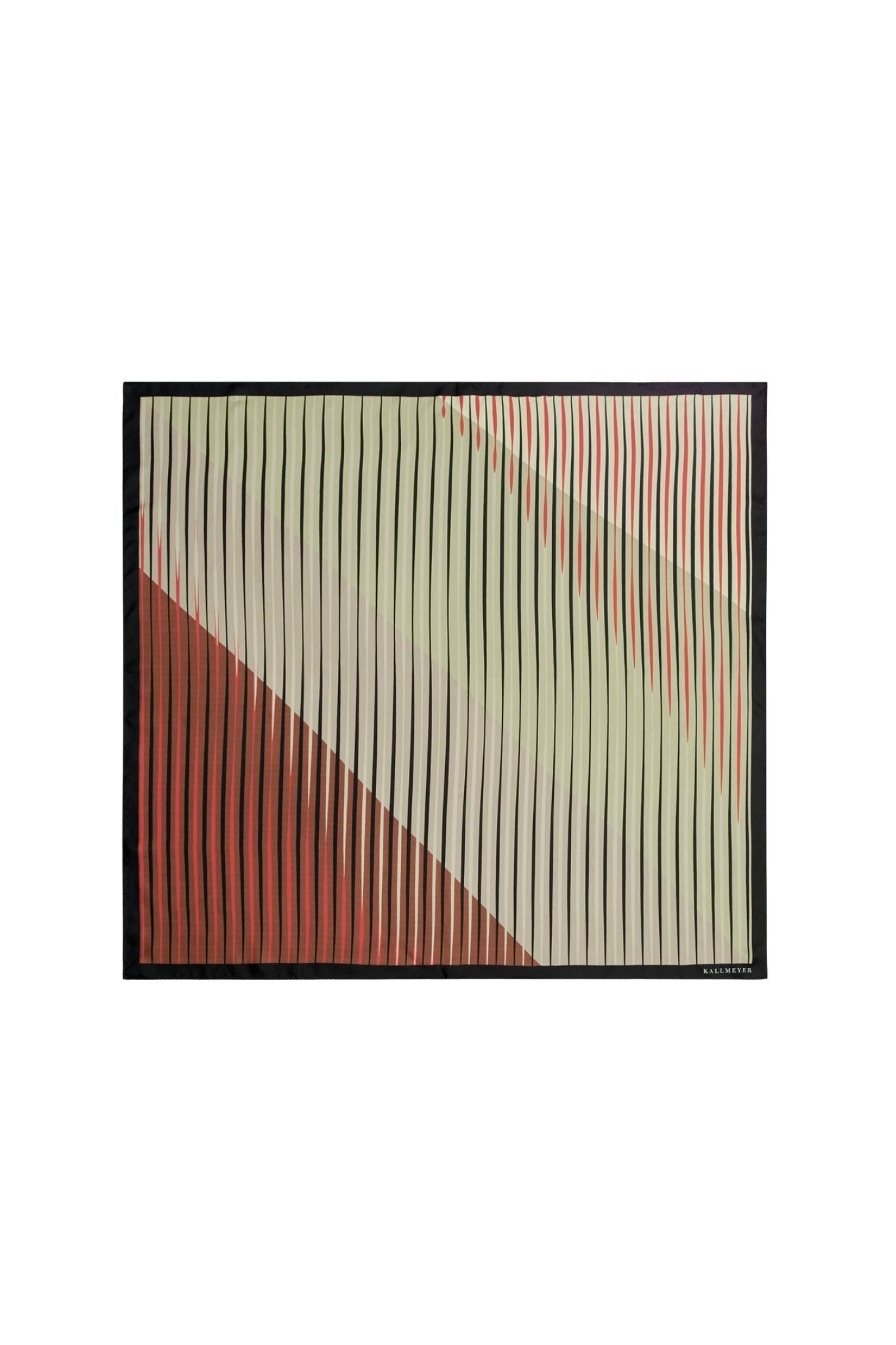 Kallmeyer Fluted Scarf Large - Vermillion