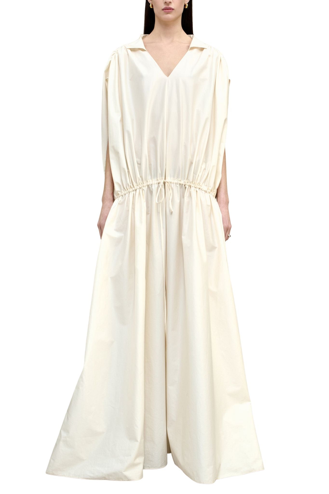 Kallmeyer Gillian Drawstring Dress - Vermillion