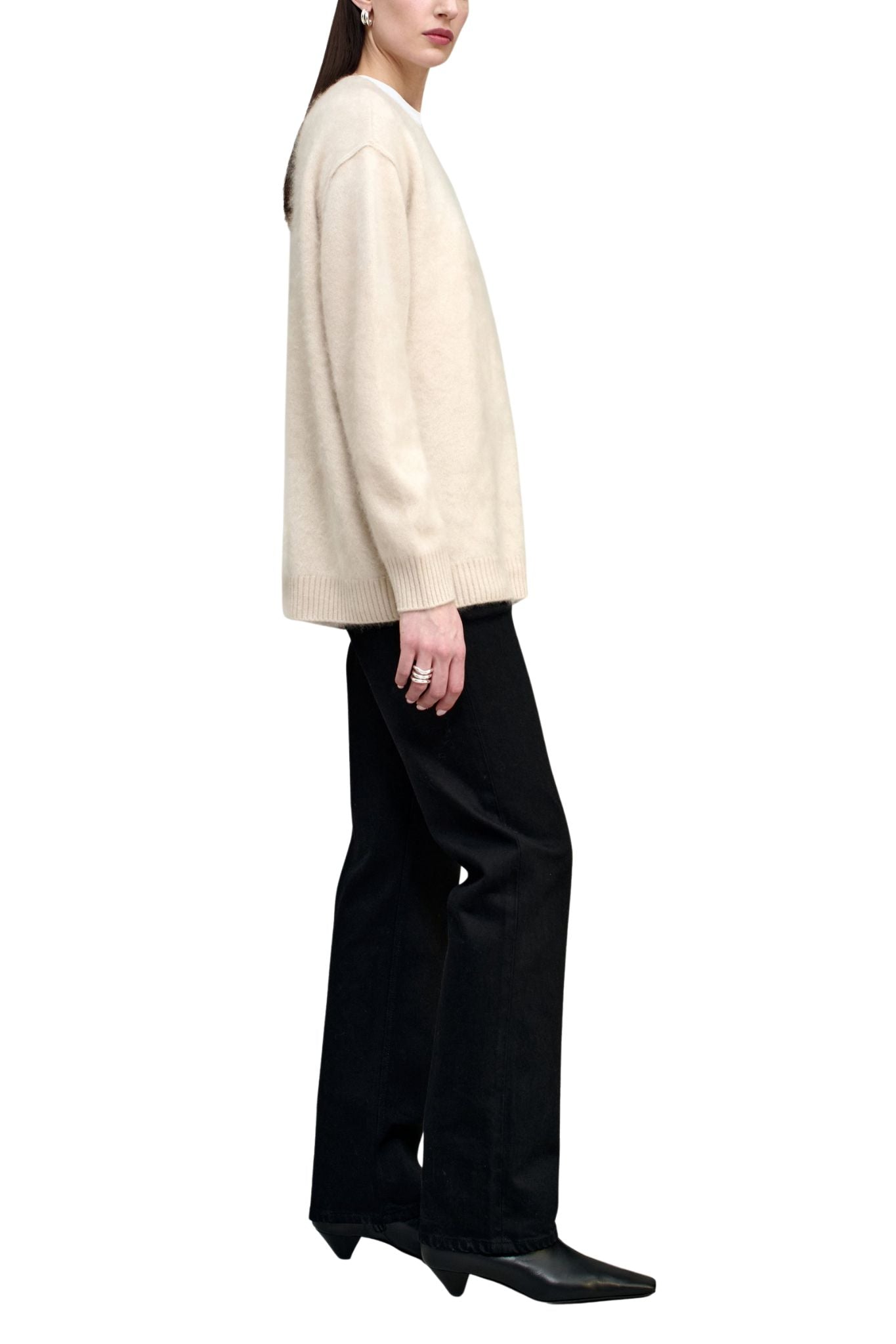 Kallmeyer Lena V - Neck Sweater - Vermillion