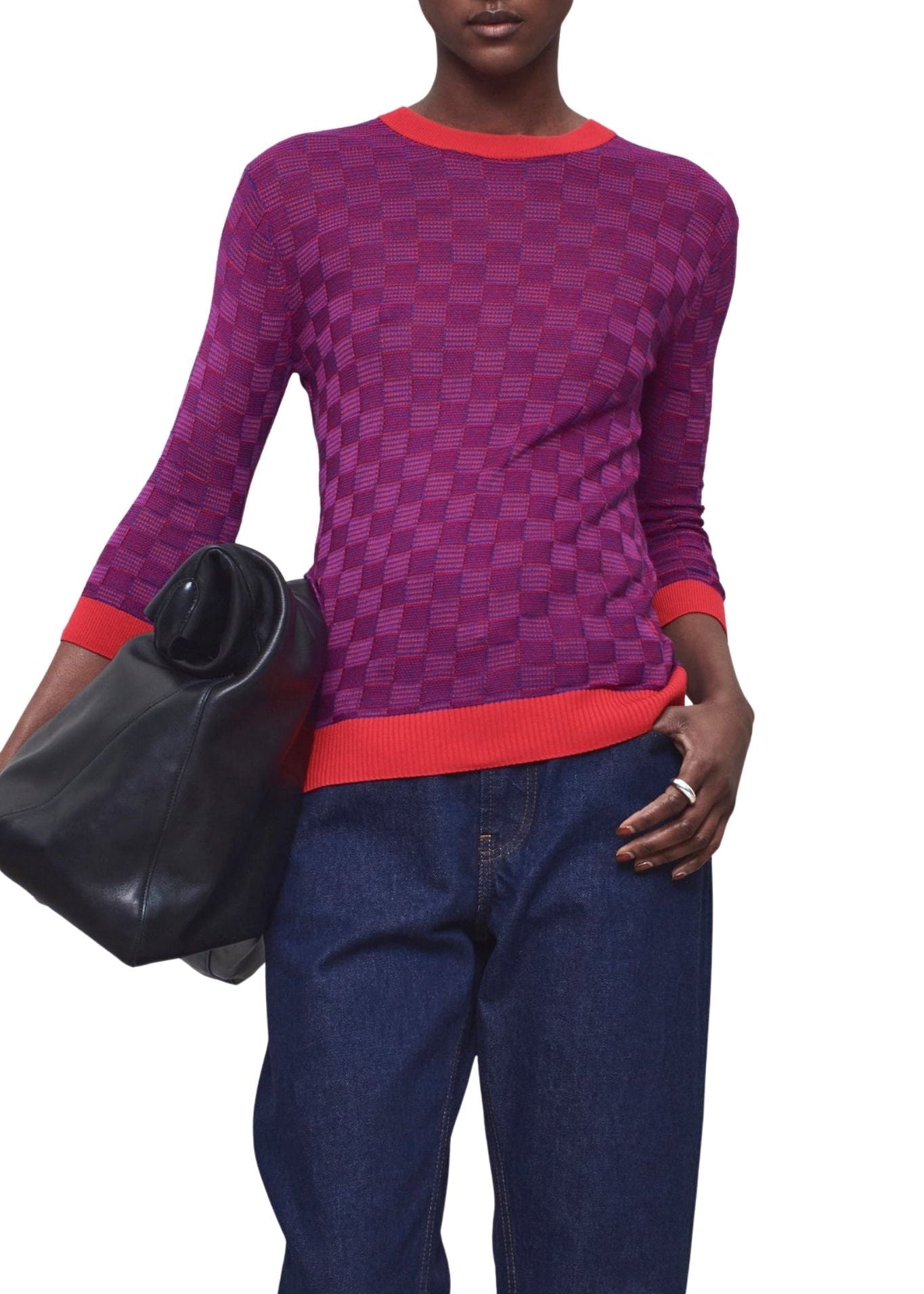 Kallmeyer Lennon Crewneck Tee - Vermillion