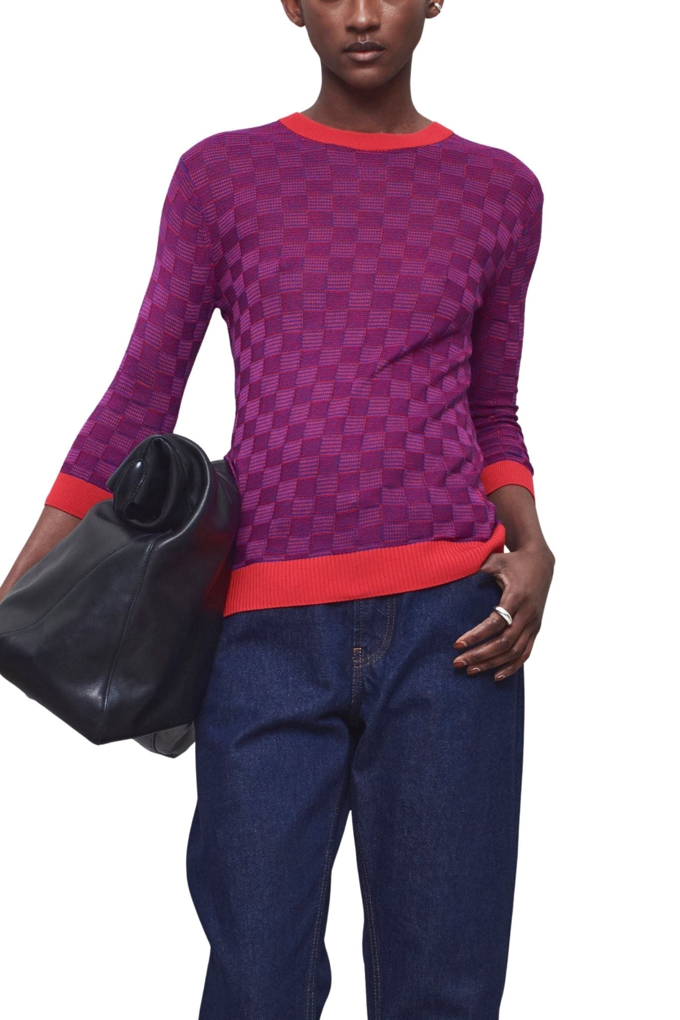 Kallmeyer Lennon Crewneck Tee - Vermillion