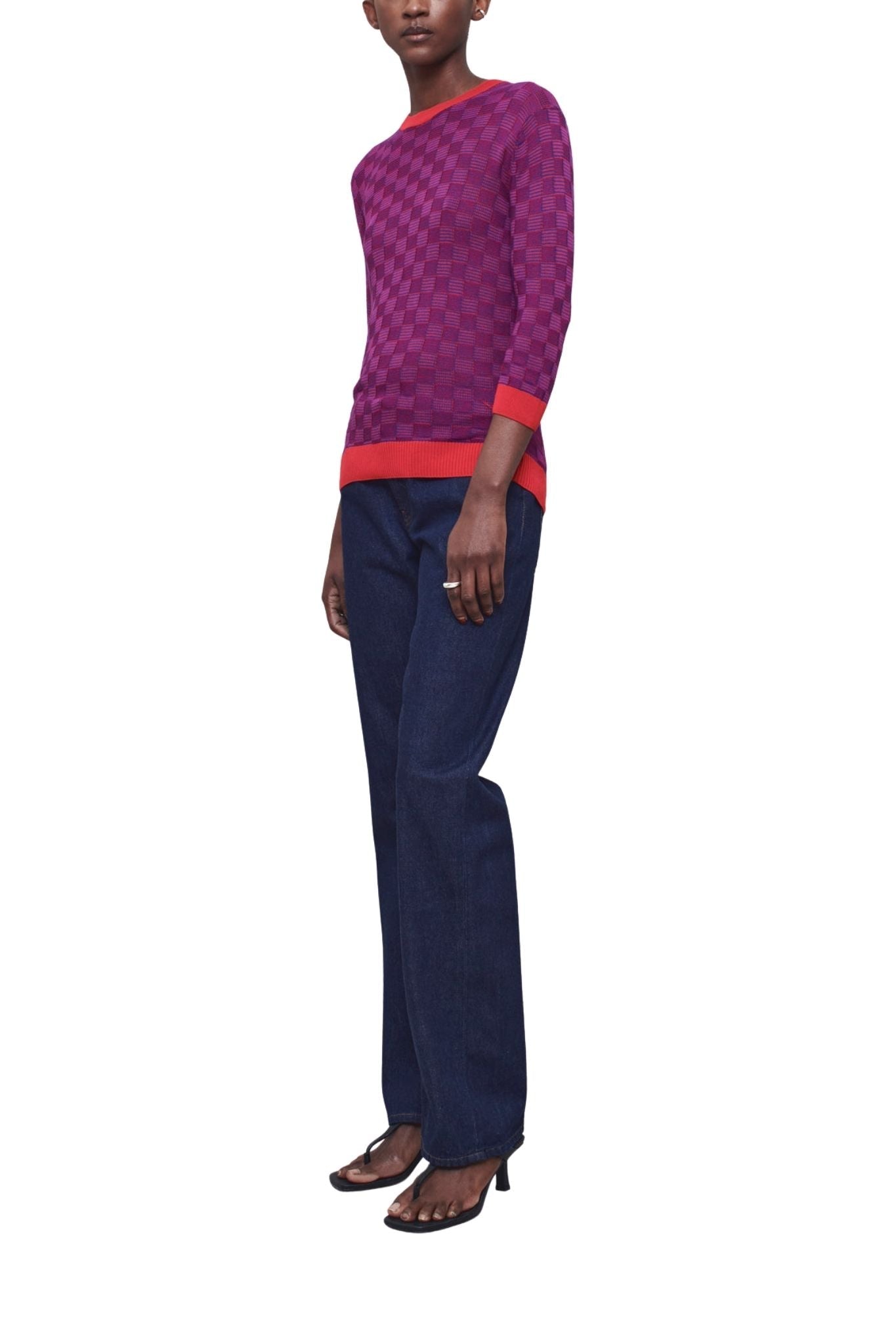 Kallmeyer Lennon Crewneck Tee - Vermillion