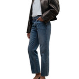 Kallmeyer Liam Leather Bomber - Vermillion