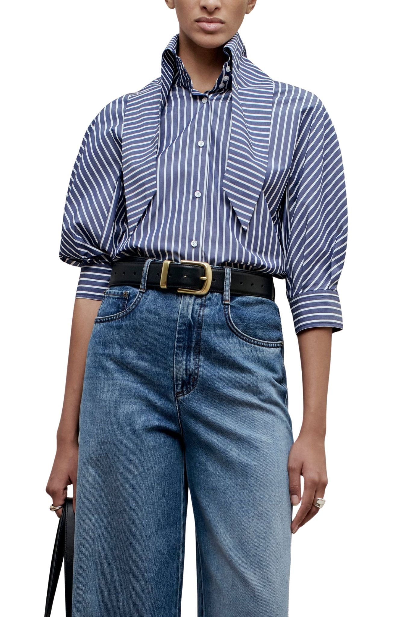 Kallmeyer Lilette 3/4 Sleeve Button Down - Vermillion