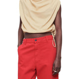 Kallmeyer Naia Draped Top - Vermillion