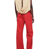 Kallmeyer Naia Draped Top - Vermillion